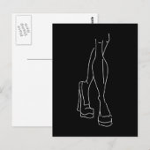 Beine Postkarte (Vorne/Hinten)