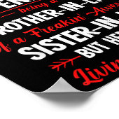 Being A Brother-in-law Of A Freakin' Awesome Siste Poster (Ecke)