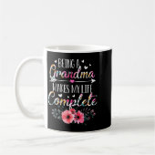 Being A Grandma Makes My Life Complete Announcemen Kaffeetasse (Links)