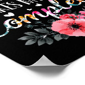 Being A Grandma Makes My Life Complete Announcemen Poster (Ecke)