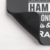 Being A Ham Radio Grandpa Funny Old Man Mousepad (Ecke)
