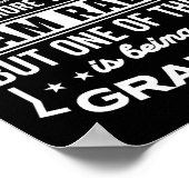 Being A Ham Radio Grandpa Funny Old Man  Poster (Ecke)