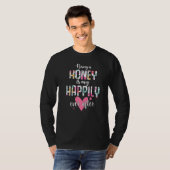 Being A Honey Is My Happily Ever After Flower Moth T-Shirt (Vorne ganz)