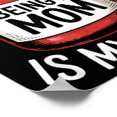 Being A Mom Is My Jam Funny Being Mama Motherhood Poster (Ecke)