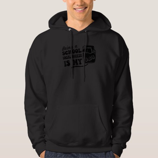 Being A School Social Worker Is My Jam Hoodie (Vorderseite)