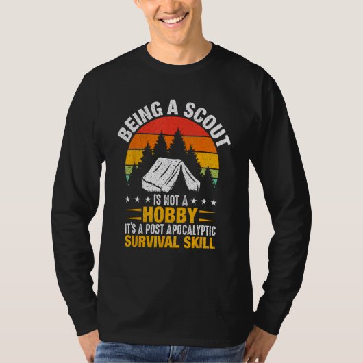 Being A Scout Is Not A Hobby Scouts for Boys and T-Shirt (Vorderseite)
