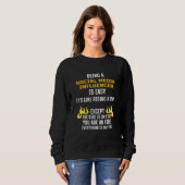 Being a Social Media Influencer Is Easy Sweatshirt (Vorne ganz)