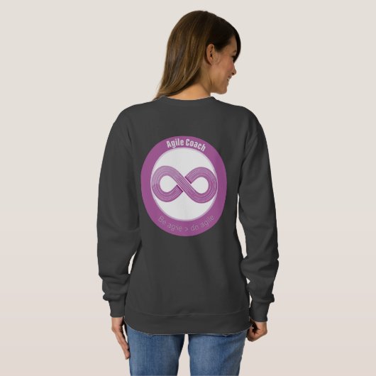 Being Agile vs Doing Agile Sweatshirt (Schwarz voll)