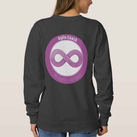 Being Agile vs Doing Agile Sweatshirt (Rückseite)