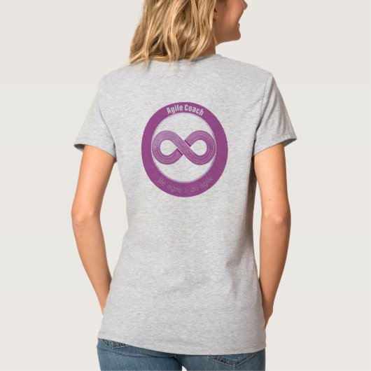 Being Agile vs Doing Agile T-Shirt (Rückseite)