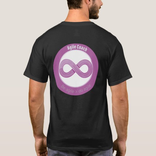 Being Agile vs Doing Agile T-Shirt (Rückseite)