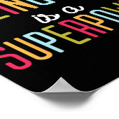 Being Bilingual Is A Superpower Dual Language Bili Poster (Ecke)