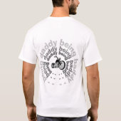 "Being Daddy Being Baddy" Chopper Daddy Geometrisc T-Shirt (Rückseite)