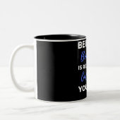 Being My Boyfriend Is Really The Only Gift Zweifarbige Tasse (Links)
