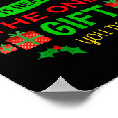 Being My Sibling Is Really The Only Gift You Need Poster (Ecke)