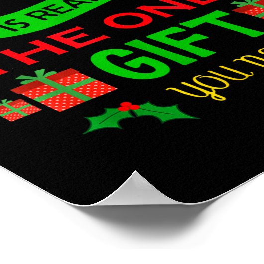 Being My Sibling Is Really The Only Gift You Need Poster (Ecke)