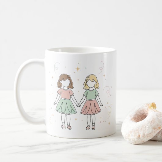 Being my sister is really the only gift you need kaffeetasse (Mit Donut)