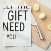 Being My Sister Is the Only Gift You Need Design  Geschirrtuch (Viertel Falte)