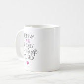 Being My Wife Is the Only Gift You Need  Kaffeetasse (Vorderseite Links)