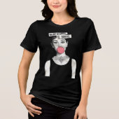 Being Normal is Boring | Audey Hepburn Tri-Blend Shirt (Vorderseite)