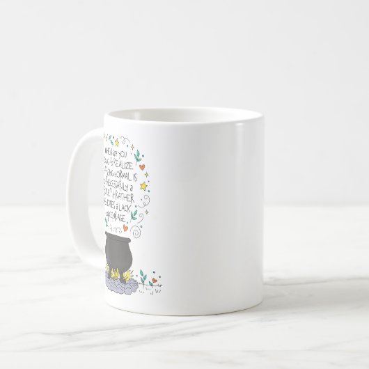 Being Normal Is Not Necessarily A Virtue Motivatio Kaffeetasse (Vorderseite Links)
