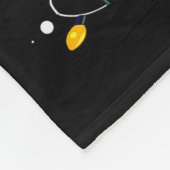 Being Related To Me Funny Christmas Family Xmas Pa Fleecedecke (Ecke)