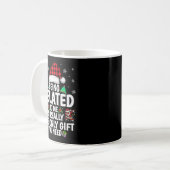 Being Related To Me Funny Christmas Family Xmas Pa Kaffeetasse (Vorderseite Links)