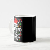 Being Related To Me Funny Christmas Family Xmas Pa Kaffeetasse (Vorderseite Links)
