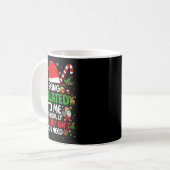 Being Related To Me Funny Christmas Family Xmas Pa Kaffeetasse (Vorderseite Links)
