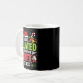 Being Related To Me Funny Christmas Men Women Kids Kaffeetasse (Vorderseite Links)