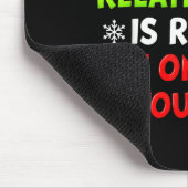 Being Related To Me Funny Christmas Shirts Women M Mousepad (Ecke)
