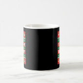 Being Related To Me Funny Ugly Christmas Kaffeetasse (Mittel)