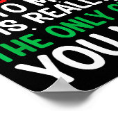 Being Related To Me Is Really The Only You Need  Poster (Ecke)