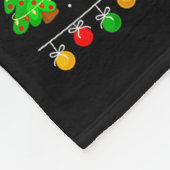 Being Related To Me Xmas Pajamas Funny Christmas F Fleecedecke (Ecke)