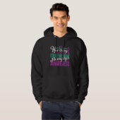 Being Strong Is The Only Choice Fibromyalgia Aware Hoodie (Vorne ganz)