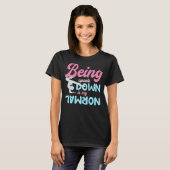 Being Upside Down Is My Normal Gymnast Sayings 1 T-Shirt (Vorne ganz)