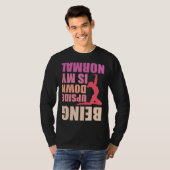 Being Upside Down Is My Normal Gymnast Sayings 8 T-Shirt (Vorne ganz)