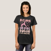 Being Upside Down Is My Normal Gymnast Sayings T-Shirt (Vorne ganz)