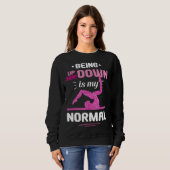 Being Upside Down Is My Normal Gymnastics Gymnast Sweatshirt (Vorne ganz)