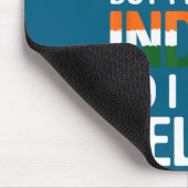 Being Y Indian Funny India  Mousepad (Ecke)