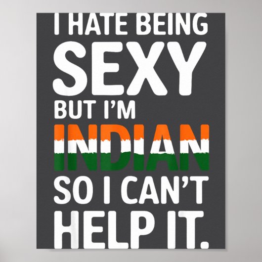 Being Y Indian Funny India Poster (Vorne)