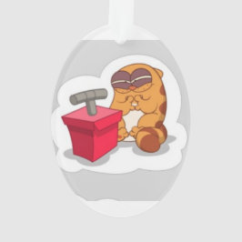 Beinkatzen-Weihnachtsverzierung Ornament