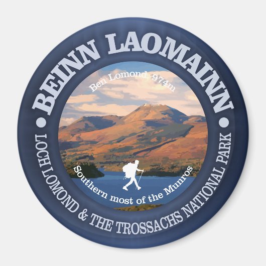 Beinn Laomainn (Ben Lomond) Magnet (Vorne)