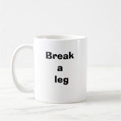 Beinpositiven brechen  kaffeetasse (Links)
