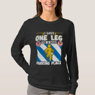 Beinprothese Amputation Vintage Ich Gab Ein Bein F T-Shirt