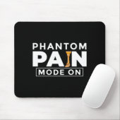 Beinprothese Holzbein - nimm's leicht amputierter Mousepad (Mit Mouse)