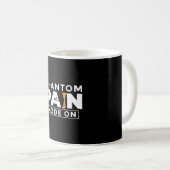 Beinprothese pegleg - nimm knieamputierter kaffeetasse (VorderseiteRechts)