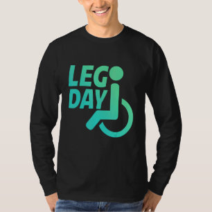 Beintag Rollstuhlfahrer T-Shirt