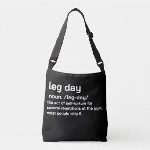 Beintraining Definition Workout Fitness Übung Tragetaschen Mit Langen Trägern