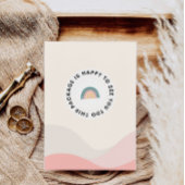 Beipackkarte für das Boho-Business-Paket Dankeskarte